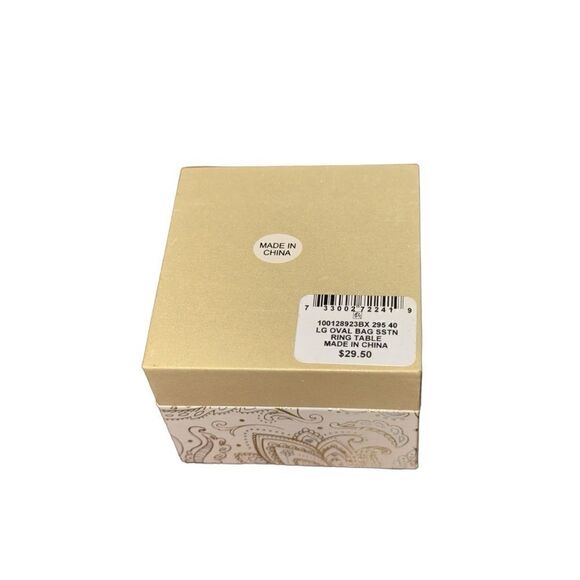 NWT Charter Club Silver-Tone Oval & Baguette-Cut Cubic Zirconia Ring - Picture 5 of 5